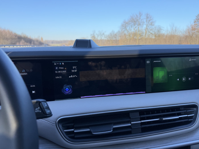 Ausfall des Navis mit Ladeplanung während der Fahrt (Bild: Dirk Kunde)